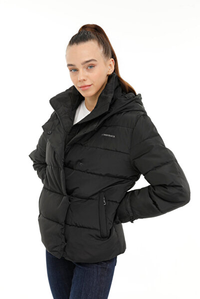 lumberjack Wl Karina 2Sn71 3Pr Black Women's Short Coat
