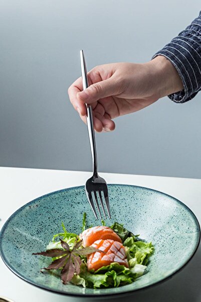 Chavin Imported Steel 30 Piece 6 Person Grey Dinner Spoon Fork Knife Set Cin735By