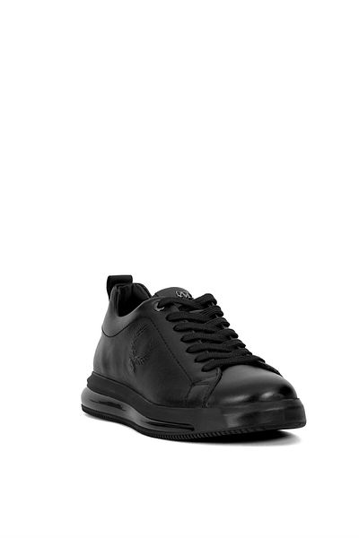 MARCOMEN 152-20171C Men's Black Genuine Leather Casual Shoes
