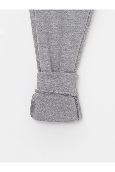 LC Waikiki Lcw Kids Gri Beli Lastikli Baskılı Erkek Çocuk Jogger Eşofman Altı