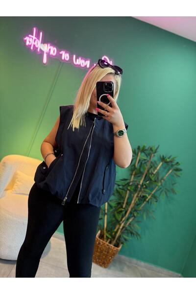 Tuğba Lacivert Cepli Spor Yelek