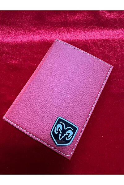 ATTA PAZARLAMA حافظة ترخيص من الجلد الأحمر من زجاج شبكي منقوش، حافظة ترخيص، م...