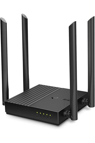 TP-LINK راوتر TP-Link AC1200 ثنائي النطاق Gigabit Wi-Fi، سرعة Wi-Fi تصل إلى 1200 ميجابت في الثانية، 4 منافذ LAN بسرعة جيجابت في الثانية، متقدم