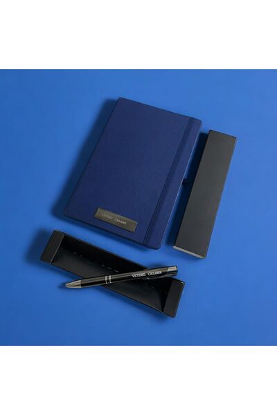 Eren Ofis Kişiye Özel Isimli Kenar Boyalı Ajanda - Kalem Seti