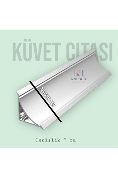 Nalbur Dükkanı Küvet Çıtası 90 Cm 2 Adet Geniş 7 Cm Duşakabin Çıtası Tezgah P...