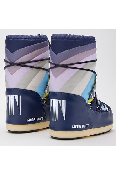 MOON BOOT أحذية نسائية/بنات (ثلج) 80D 3400280 -FV21 Moon Boot Icon Dragon Blue/متعدد الألوان (23-26)