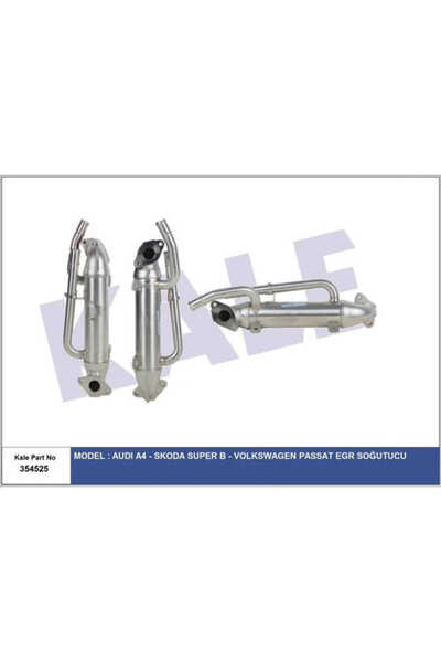 KALE 354525 EGR SOĞUTUCU A4 SUPER B PASSAT 1.9 2.0 TDI 03-09