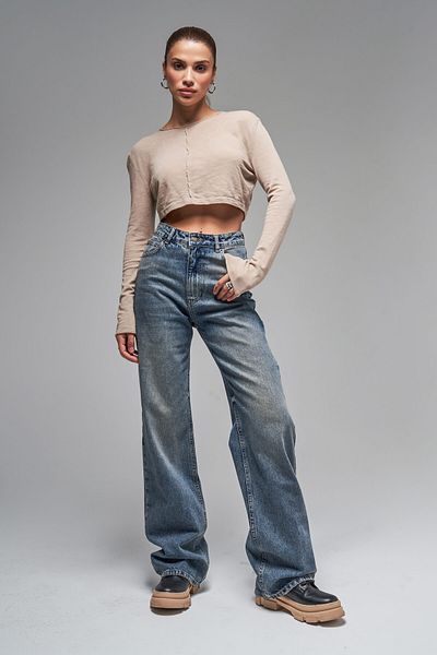 its basic Denim pentru femei T.Jeans Color Straight Fit - 100% bumbac