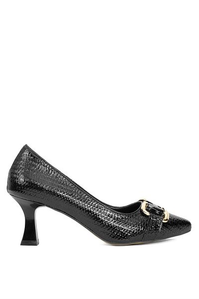 Ayakkabı Fuarı Elite Sis02R - Black Women's Classic Heeled Shoes