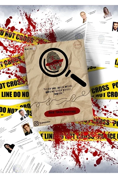 Şehir Dedektifi Detective Game- You Are the Detective Crime Solving - Mystery Puzzle - Box Games - Who Is the Criminal - Murder