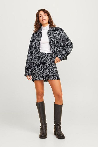 Jack & Jones Fusta mini de lana pentru dama - Martha