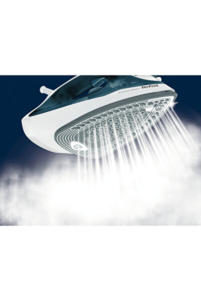 TEFAL Steam Iron | Express Steam | 2400W | 270ml | Blue/White | Cerilium/Plastic