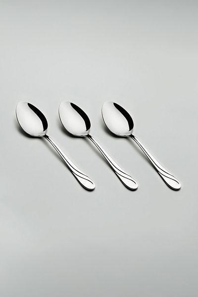 Nehir Sapphire Plain 12 Pieces Dinner Spoon Set