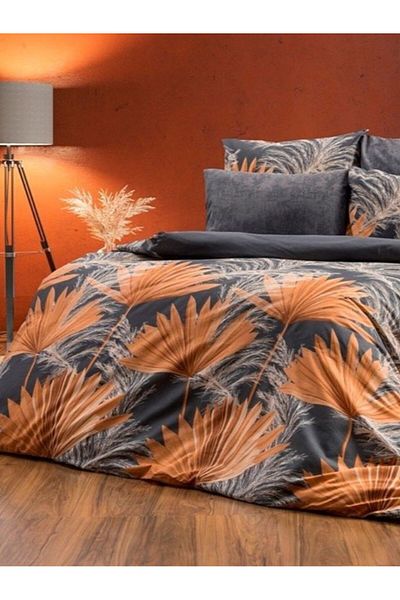 Faiend Double Cotton Duvet Cover Set - Fade Resistant and Elastic