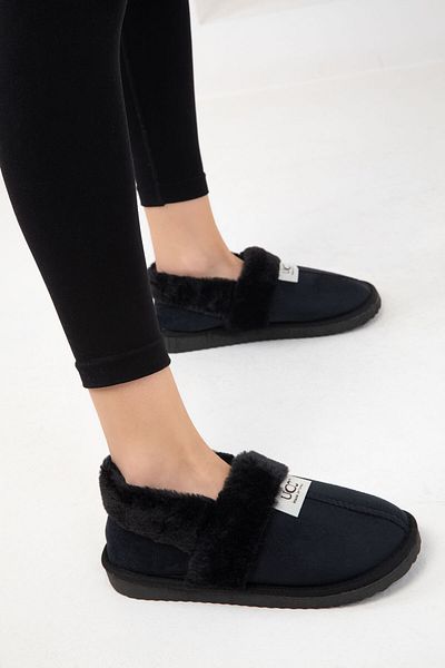 SOHO 20073 Modell Schwarze Heimstiefel für Damen
