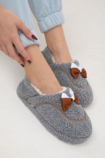 SOHO Graue Heimstiefel für Damen, Modell 20072