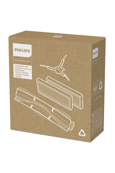 Philips Homerun 3000 Robot Replacement Kit - 2X Epa11 Filters, Xv1433/00