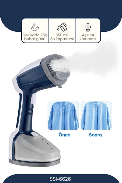 Sinbo Ssi-6626 Steam Wrinkle Remover - 1500W