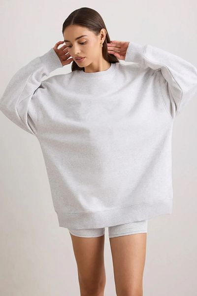 COMBİNE MİCHAİL GRIMELANJ - Hanorac oversize pentru damă, cu gât crew