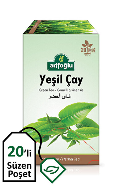 Arifoğlu Yeşil Çay Süzen Poşet 20li