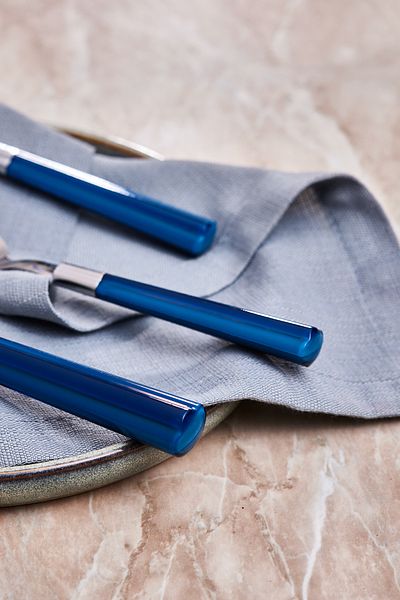Karaca Fluca 18 Pieces - Blue Breakfast Set for 6