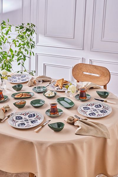 Karaca Forever Bone Salento 26 Piece Breakfast Set for 6