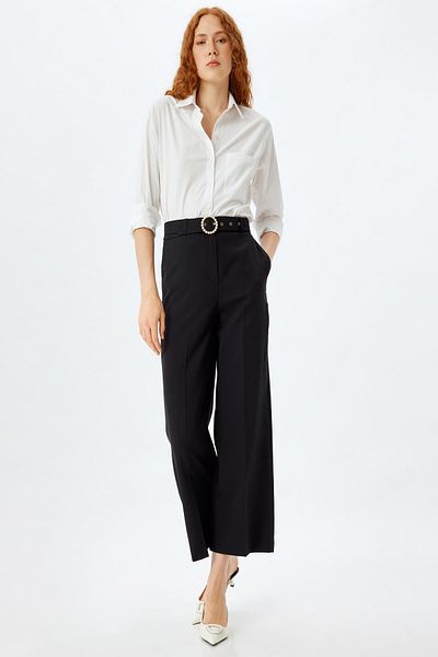 Koton Women's Black Jeans 5Wak40022Uw