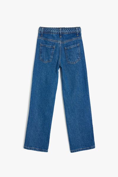Koton Kids Джинси для дівчаток середнього індиго 5WKG40078AD