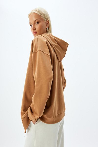 Koton Camel Hair Women's Cardigan 5Wak10225Ek