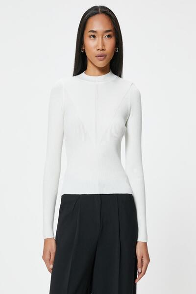 Koton 5Wak90003Ht Model Ecru Women's Sweater