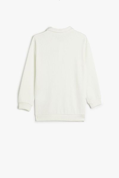 Koton Kids Boy's Ecru Sweatshirt - 5Wkb10541Tk