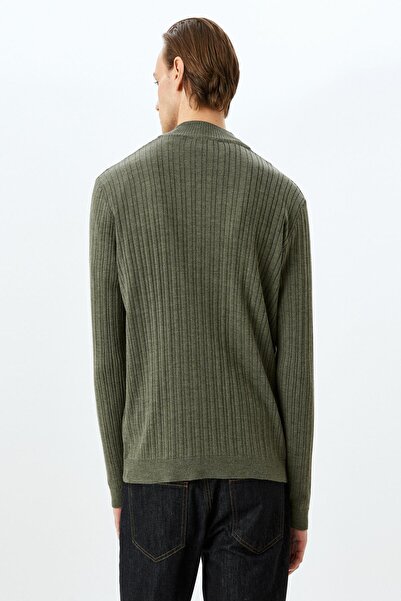 Koton Men's Khaki Sweater - 5Wam70019Ht