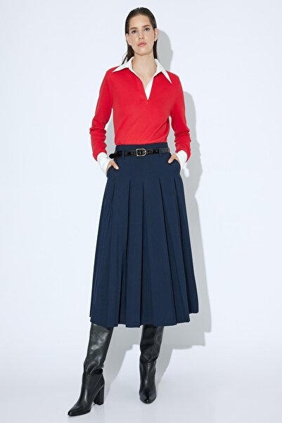 Koton Women's Red Sweater - Model 5Wak30064Ek