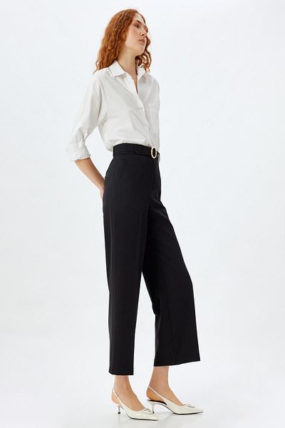 Koton Women's Black Jeans 5Wak40022Uw