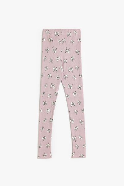 Koton Kids Colanți pentru fete cu model liliac 5WKG40237AK