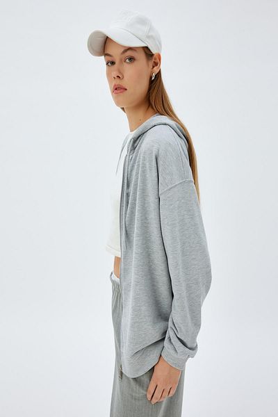 Koton 5Wak10225Ek Model Gray Women's Cardigan
