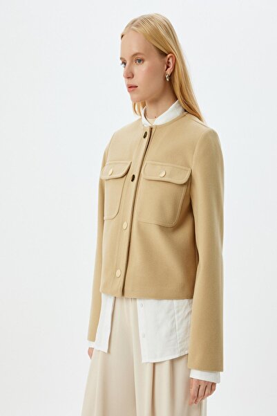 Koton Light Green Women's Jacket 5Wak20356Ew