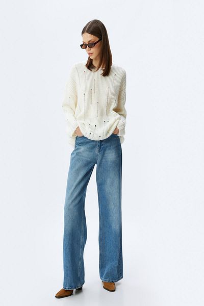 Koton 5Wal90106Ht Model Ecru Women's Sweater