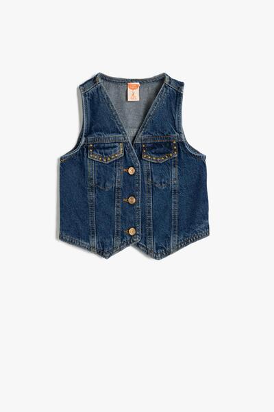 Koton Baby Dunkle Indigo-Jacke für Babys – 5WMG20008AD