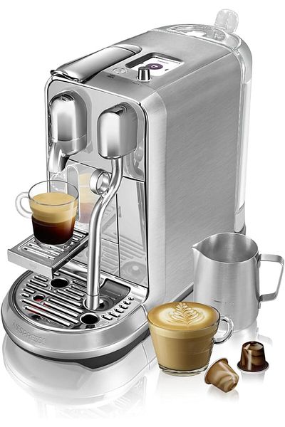 Nespresso Creatista Plus coffee machine by Nespresso, Stainless Steel - UAE Version