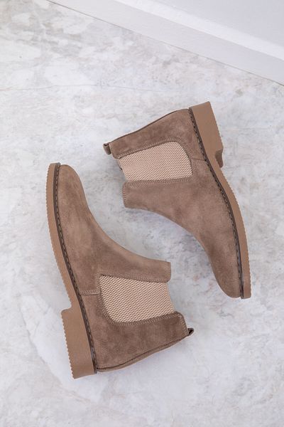 SOHO Ανδρικές μπότες από γνήσιο δέρμα Mink Suede - 19938