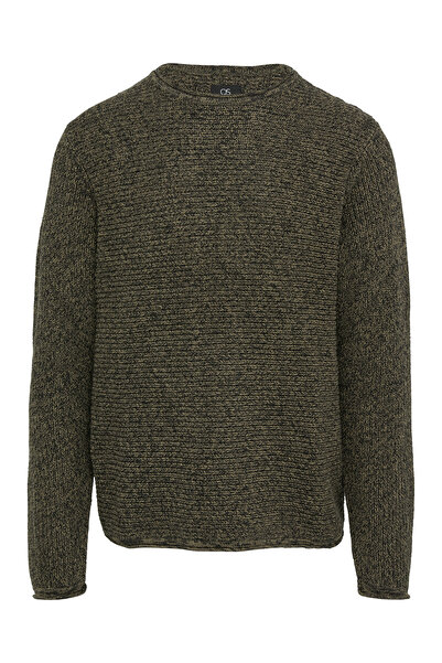 QS by s.Oliver Pletený svetr s žebrovanou strukturou