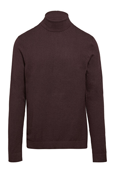 QS by s.Oliver Пуловер с висока яка от фина плетка