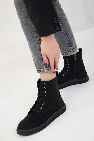 SOHO 20081 Model Black Matte Women's Boots and Bootie