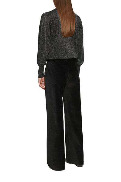 QS by s.Oliver Glitter Effect Pullover - Puff Sleeves