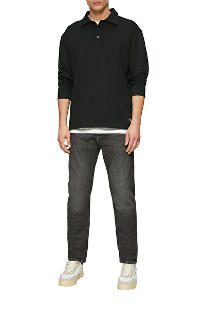 s.Oliver Neformální mikina Bouclé - Label-Patch, Buttons