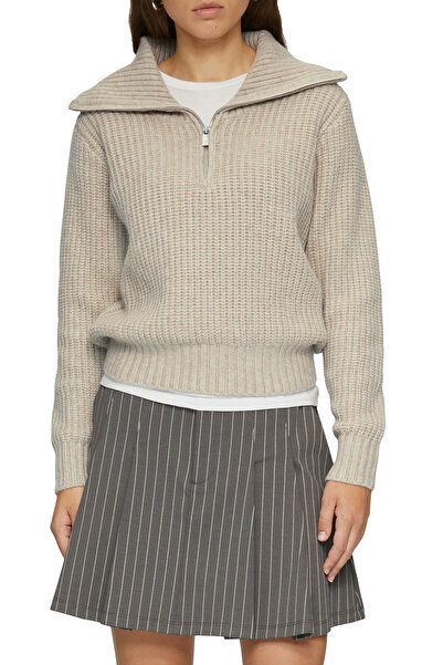 QS by s.Oliver Pulover tricotat moale - Detaliat cu fermoar