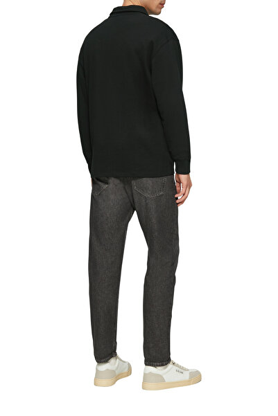 s.Oliver Neformální mikina Bouclé - Label-Patch, Buttons