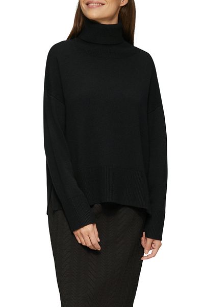 s.Oliver Kötött pulóver, teknős nyakú, cashmere mix