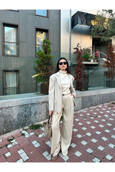 Eylulia Taş Rengi Blazer Ceket